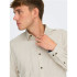 Camisa Only & Sons Onsroad Life Reg Melange Ls Noos Hombre Silver Lining