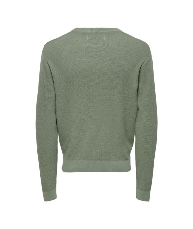 Camiseta Only & Sons Onstony Ds 12 Ls Waffle...