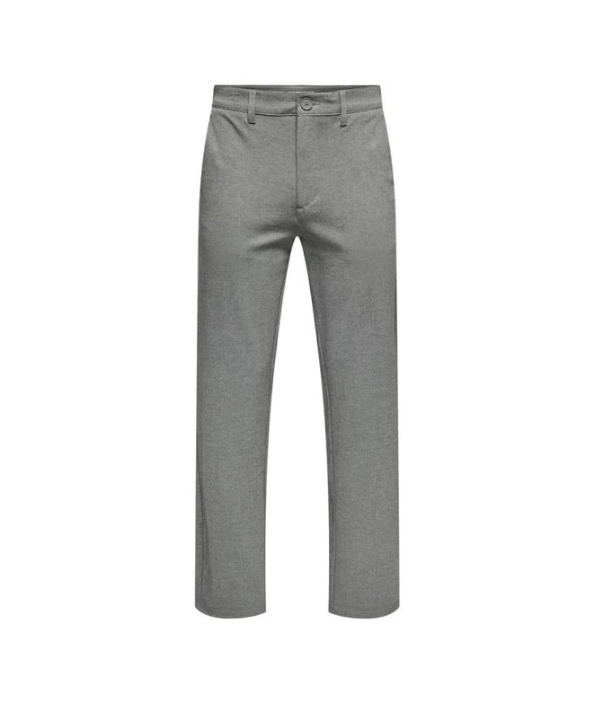 Pantalones Only & Sons Onsmark Regular 0209 Noos Hombre Medium Grey Melange