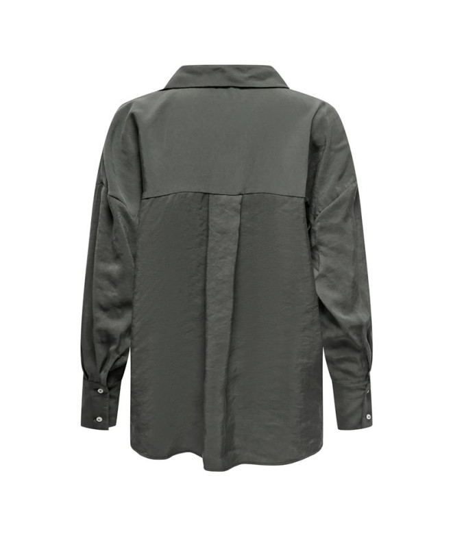 Camisa Only Onlzazima L/S Loose Noos Mujer Phantom