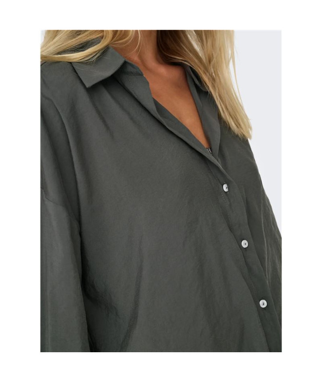 Camisa Only Onlzazima L/S Loose Noos Mujer Phantom