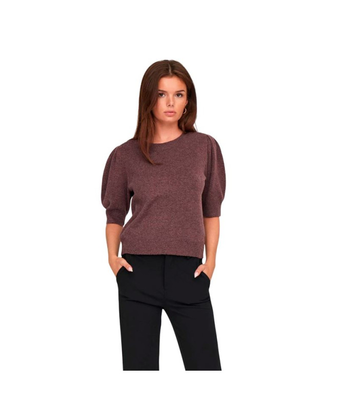 Sudadera Only Onlrica Life 2/4 Knt Noos Rose Brown Detail:W. Mujer