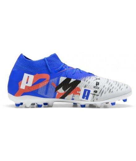 Botas de Futebol Puma Future 8 Match Forever Branco/Azul
