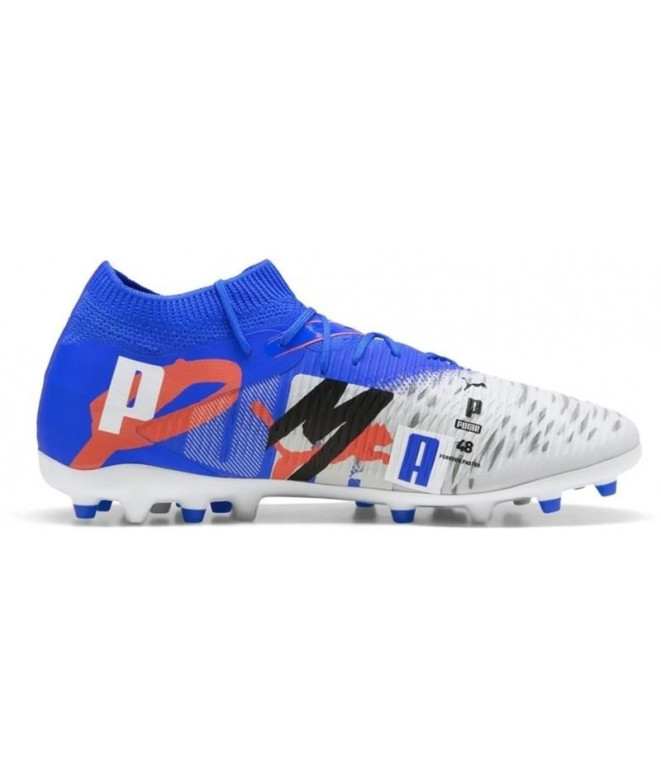 Botas de Futebol Puma Future 8 Match Forever Branco/Azul