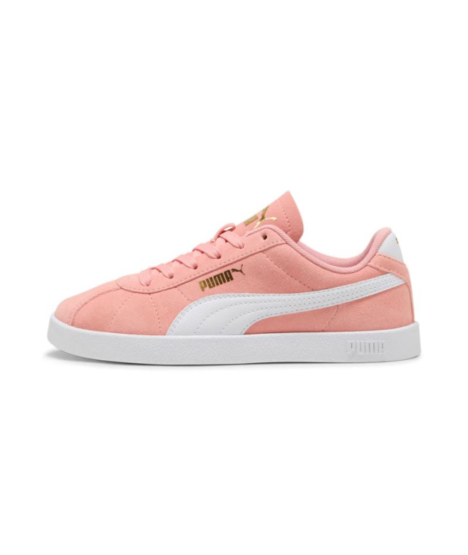 Chaussures Puma Club II Enfant Rose/Blanc