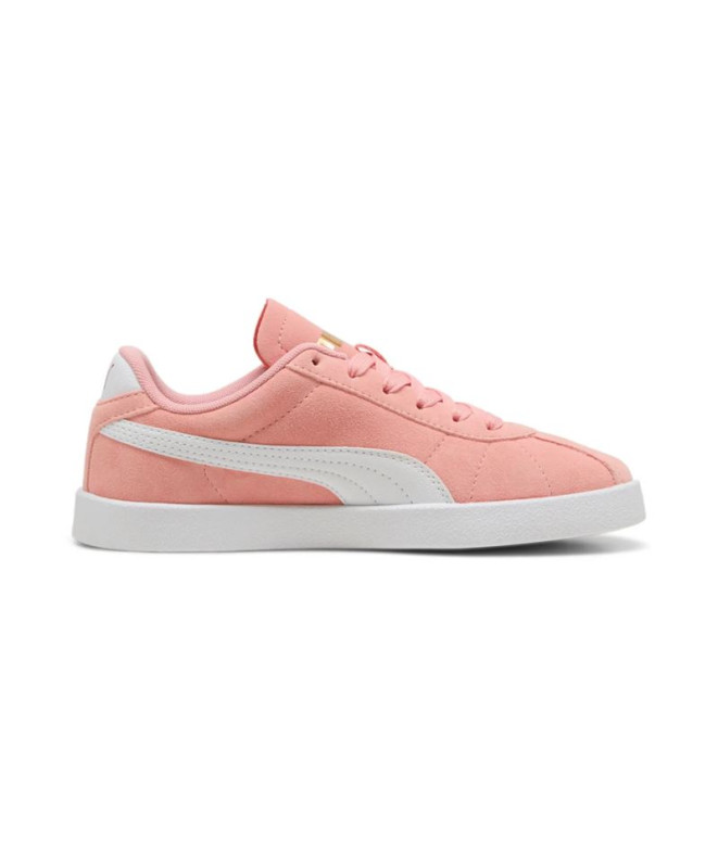 Sapatilhas Puma Club II Infantil Rosa/Branco