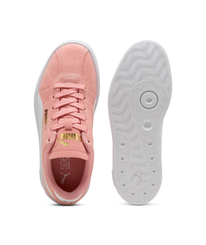 Sapatilhas Puma Club II Infantil Rosa/Branco