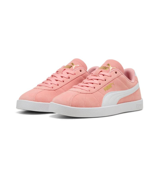 Sapatilhas Puma Club II Infantil Rosa/Branco