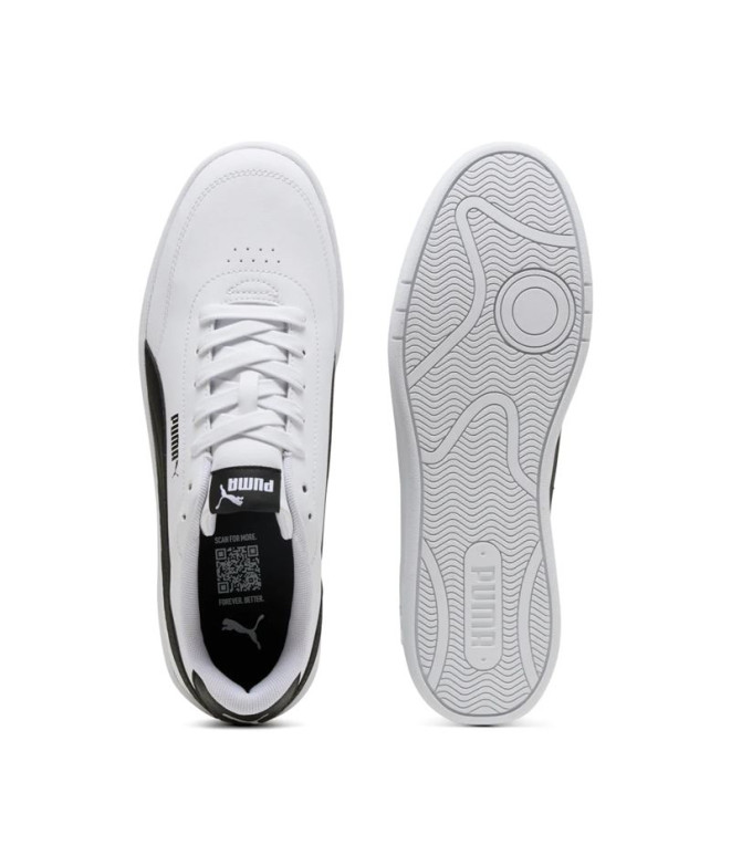 Sapatilhas Puma Court Classic Clean Homem Branco