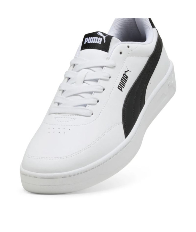 Chaussures Puma Court Classic Clean Homme Blanc