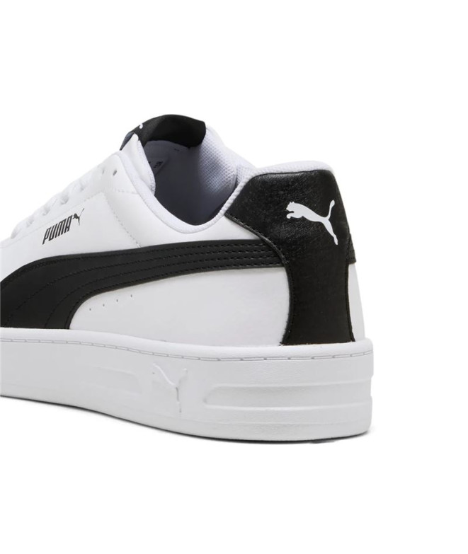 Chaussures Puma Court Classic Clean Homme Blanc