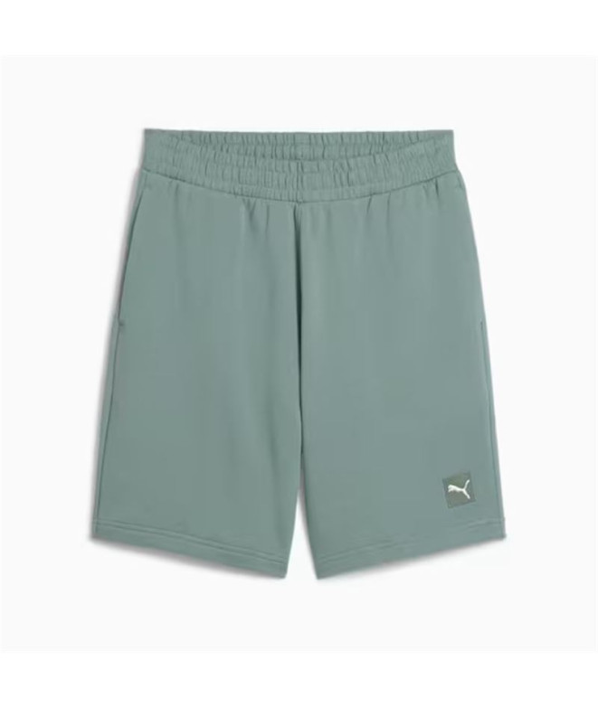Pantalones Puma Essentials Elevated Hombre Verde Moon