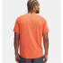 Camiseta Manga Corta de Fitness Under Armour Tech Textured Ss Homem Laranja