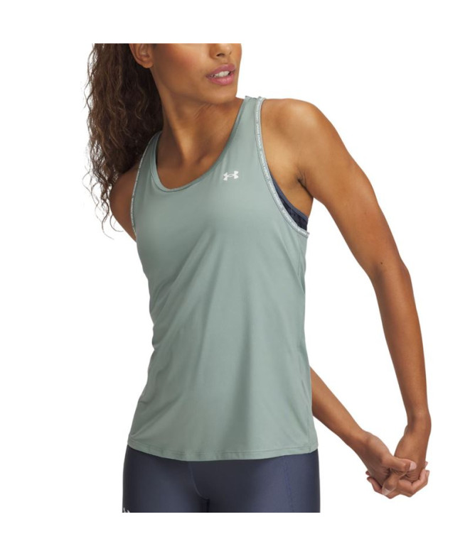 Camiseta Tirantes de Fitness Under Armour Tech Knockout Tank Mujer Verde