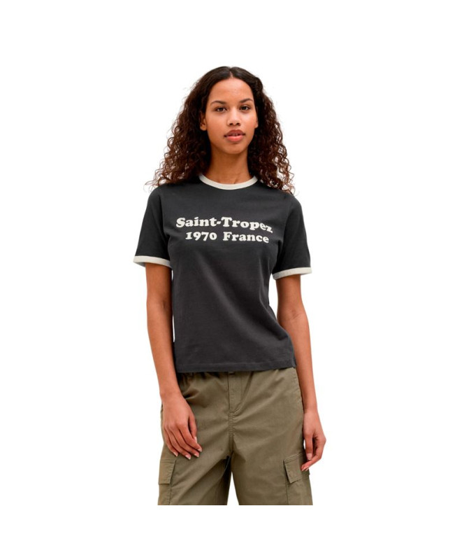 Camiseta Jack and Jones Jxperle Reg Fit Mujer Phantom