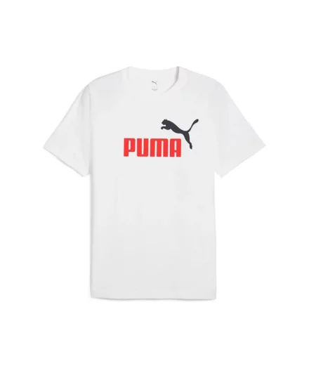 Camiseta Puma Essentials 2 Hombre Blanco