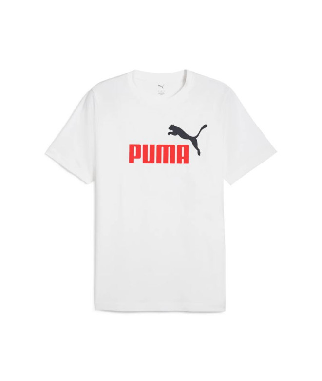 Camiseta Puma Essentials 2 Homem Branco