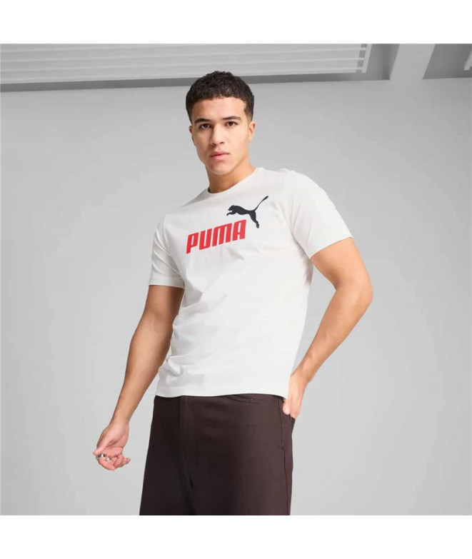 Camiseta Puma Essentials 2 Hombre Blanco