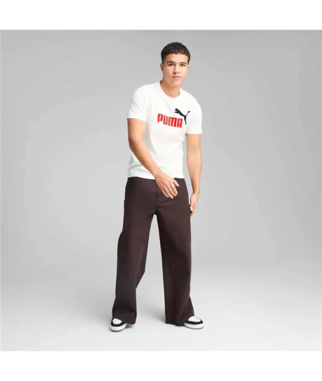 Camiseta Puma Essentials 2 Hombre Blanco
