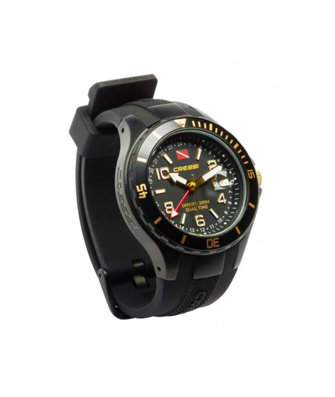Reloj Cressi Traveller Dual Time Gold