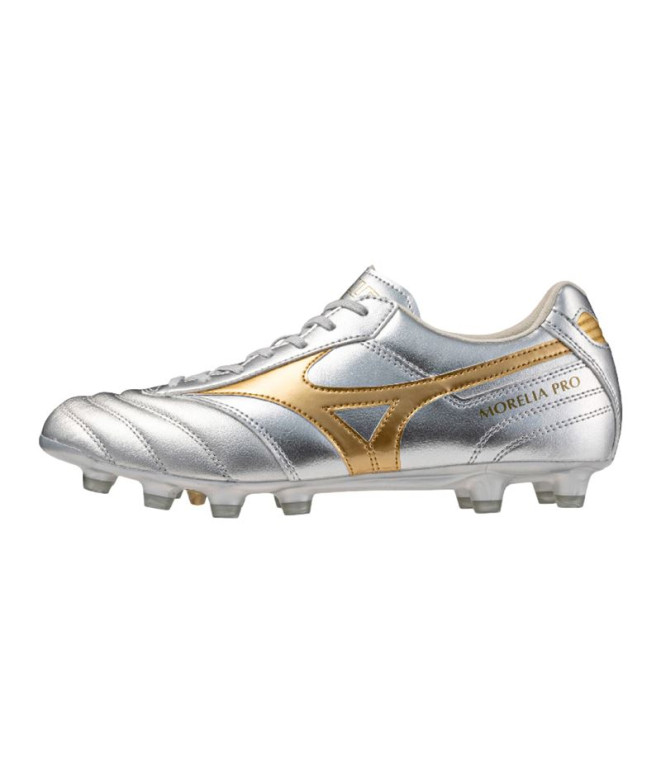 Botas de fútbol Mizuno Morelia Ii Pro Plateado