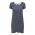 Vestido Only Onlbera Back Lace Up S/S Noos Mujer Night Sky/Lana Grafic