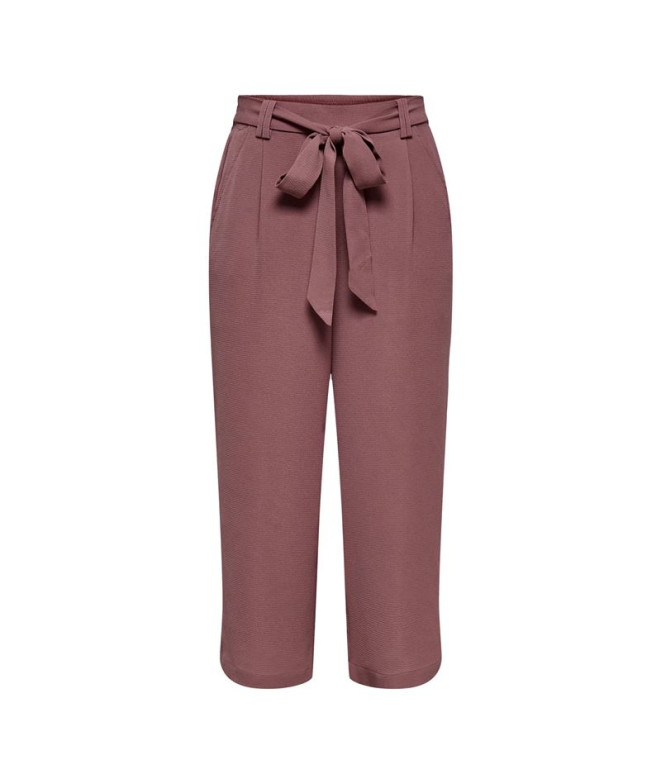 Pantalón Only Onlwinner Life Culotte Noos Ptm Mujer Rosa Marrón