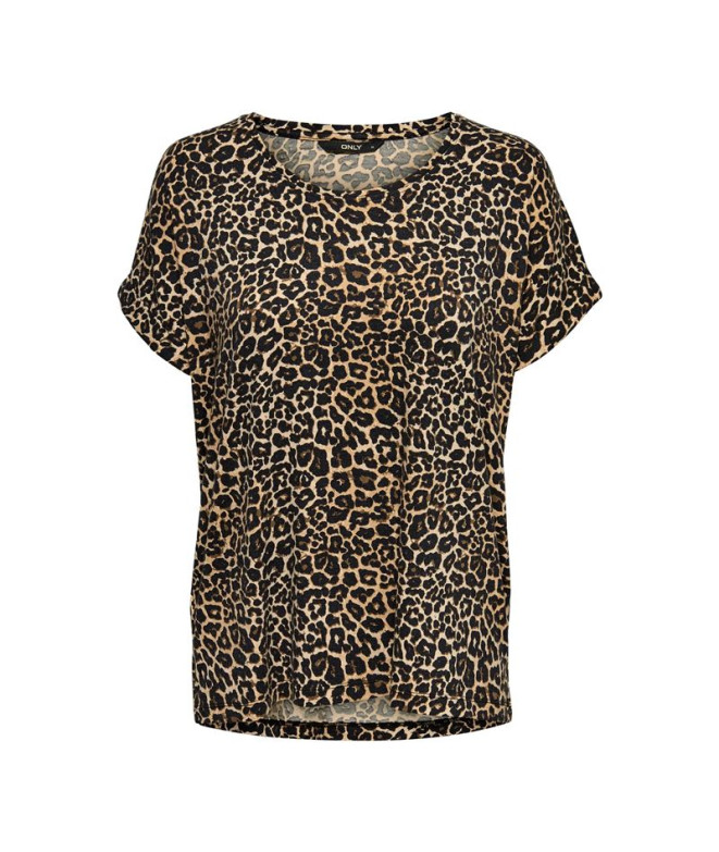 T-shirt Only Onlmoster Aop S/S Noos Femme Noir...