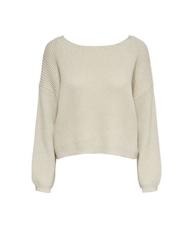 Sudadera Only Onlxenia L/S Knt Noos Mujer Pumice Stone