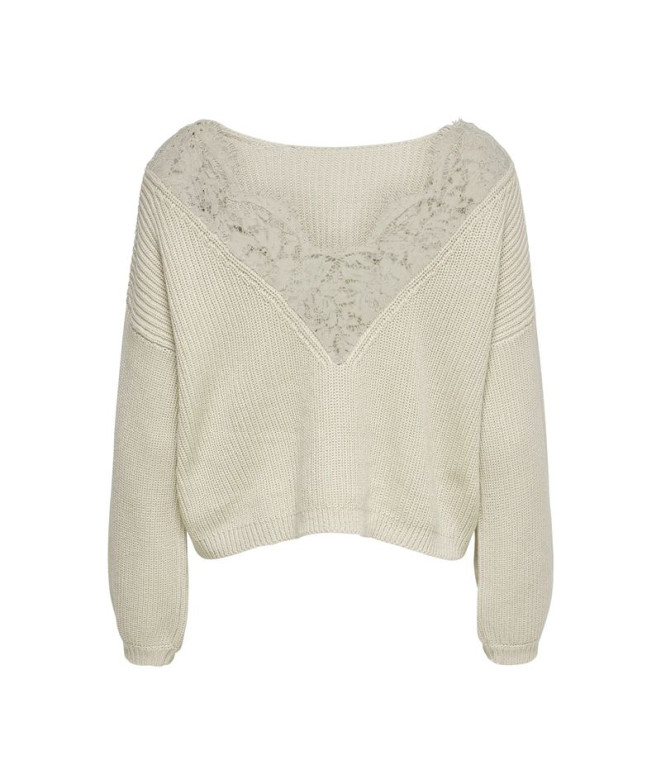 Sweat Only Onlxenia L/S Knt Noos Femme Pumice...
