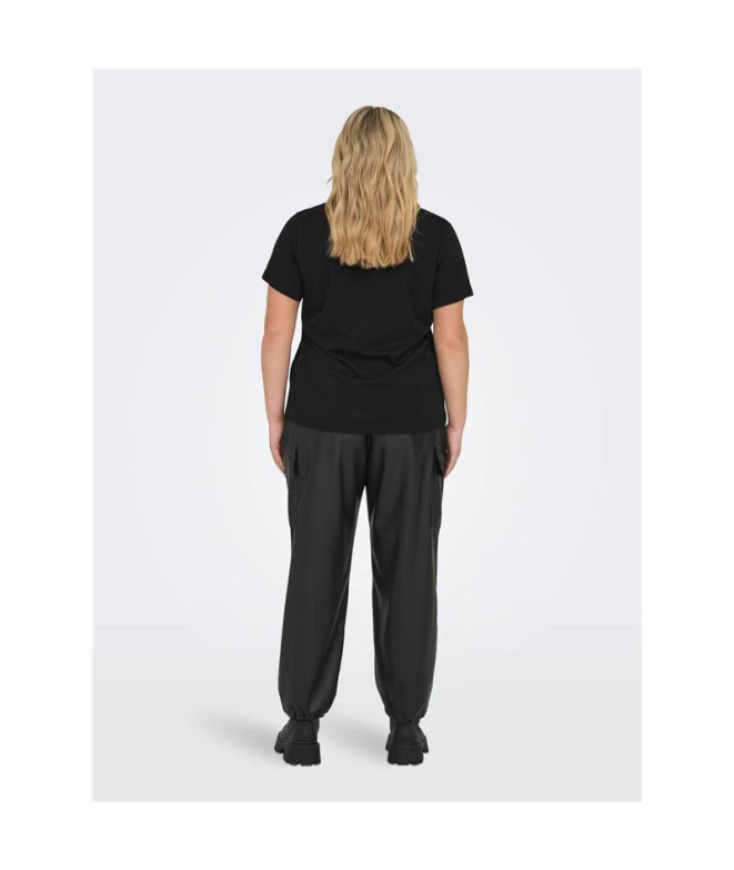 Camiseta Only Onlnessa S/L Short Mujer Negro