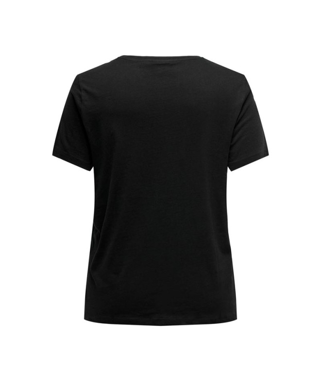 Camiseta Only Onlnessa S/L Short Mujer Negro