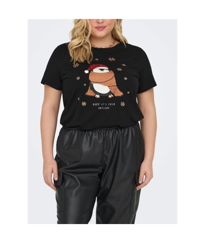 Camiseta Only Onlnessa S/L Short Mujer Negro