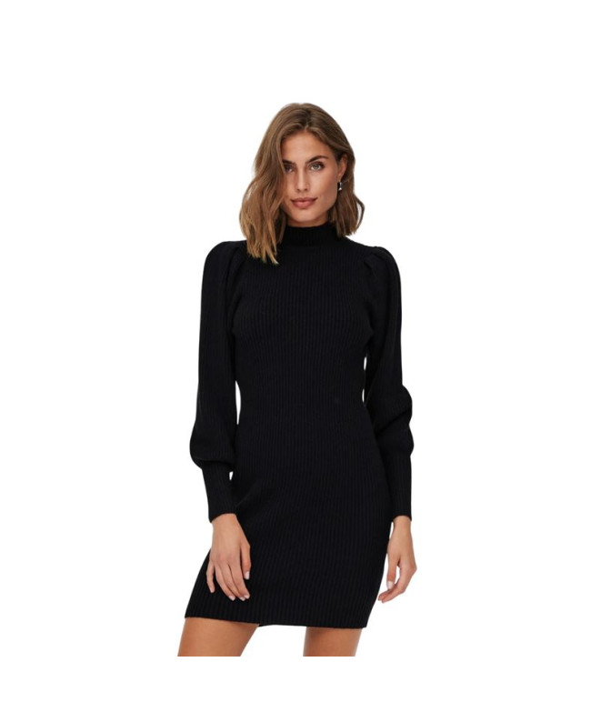 Vestido Only Onlkatia L/S Knt Noos Black Mujer