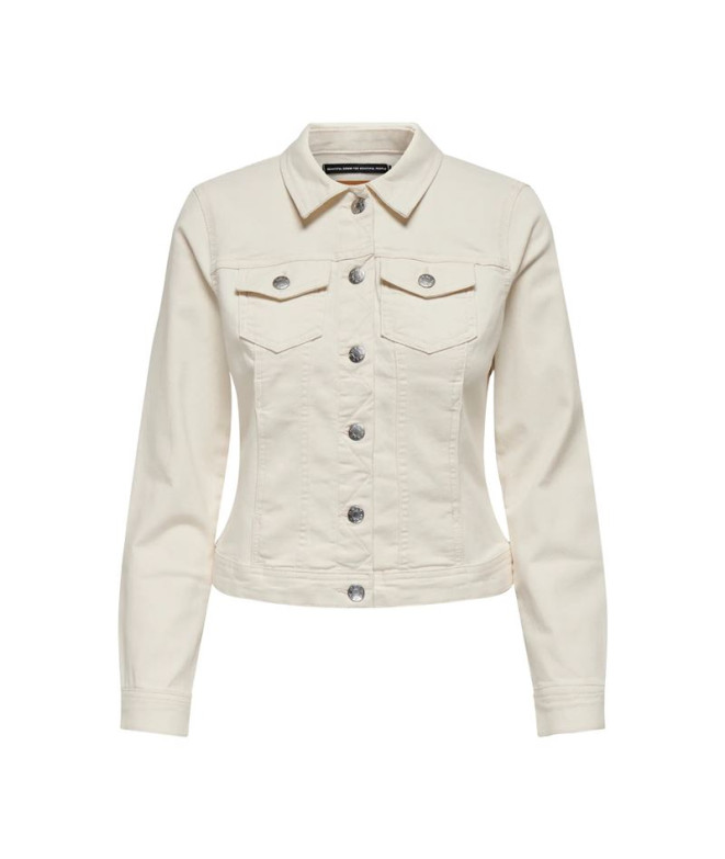 Chaqueta Only Onlwonder Dnm Noos Mujer Ecru