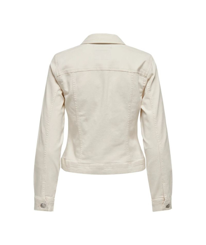 Chaqueta Only Onlwonder Dnm Noos Mujer Ecru
