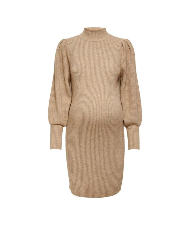 Vestido Only Olmkatia L/S Knt Noos Mulher Coco Torrado