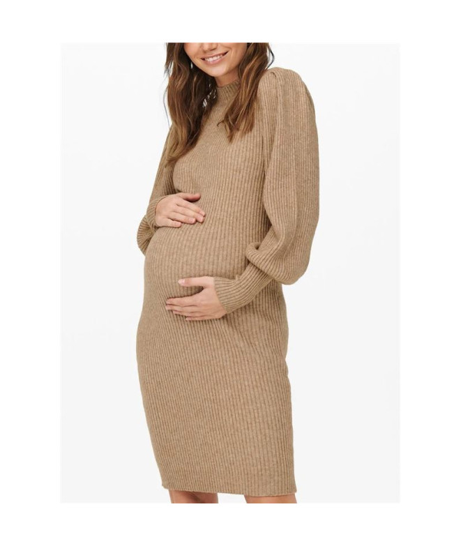 Vestido Only Olmkatia L/S Knt Noos Mulher Coco...