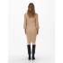 Vestido Only Olmkatia L/S Knt Noos Mulher Coco Torrado