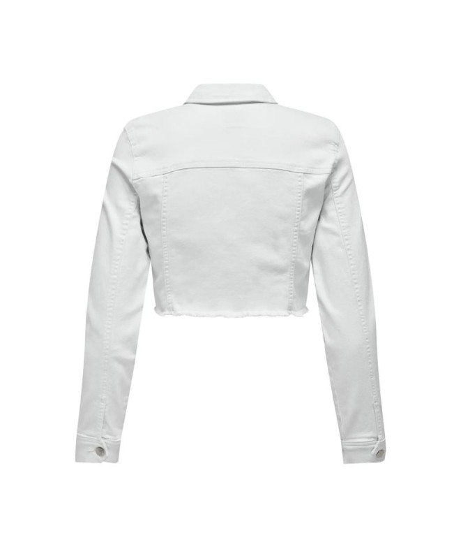 Casaco Only Onlwonder Ls Cropped Dnm Gua Noos...