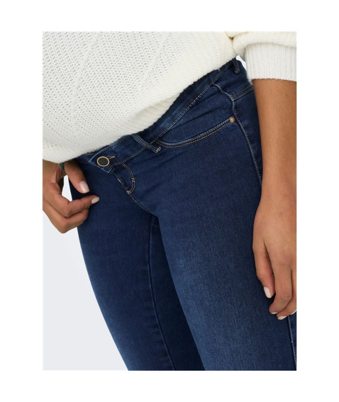 Calça Only Olmroyal Life Sk Mbd Jeans Dnm Noos...