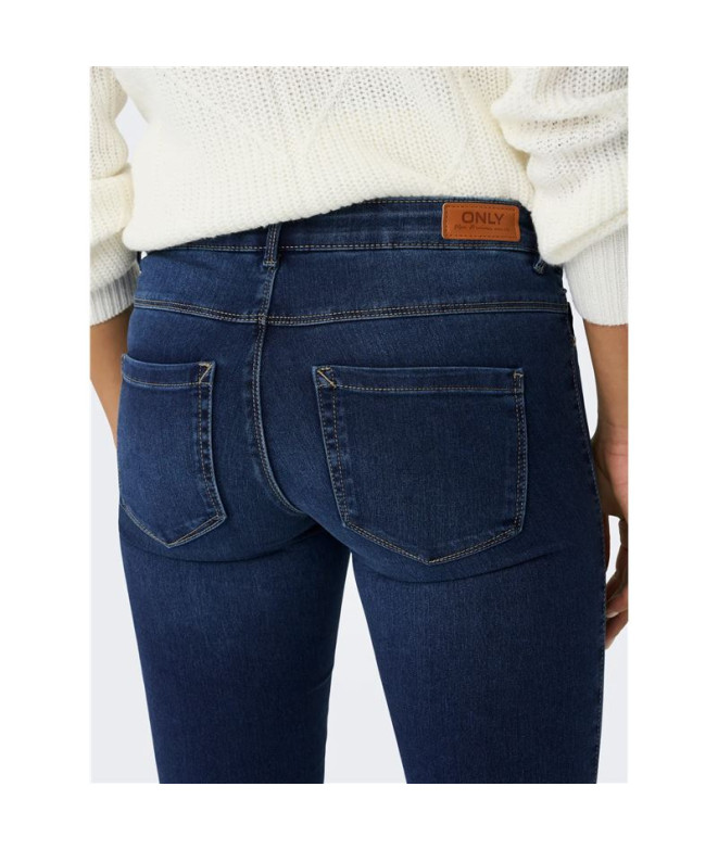 Calça Only Olmroyal Life Sk Mbd Jeans Dnm Noos...