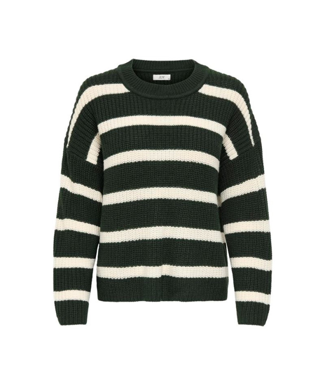Moletom Only Jdyjusty L/S Stripe Knt Noos Mulher Scarab