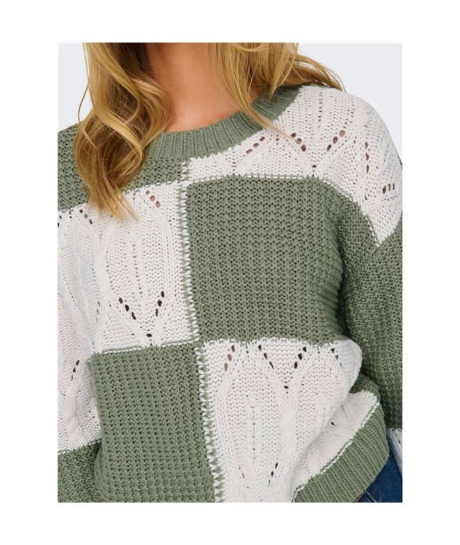 Moletom Only Jdyjusty L/S Mix Struc Knt Noos...