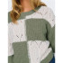 Moletom Only Jdyjusty L/S Mix Struc Knt Noos Mulher Sea Spray