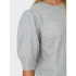 Sweat Only Onlrica Life 2/4 Knt Noos Femme Gris Clair Mélangé
