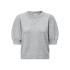 Sweat Only Onlrica Life 2/4 Knt Noos Femme Gris Clair Mélangé