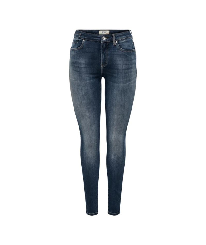 Pantalón Only Onlblush Icon Coin Mid Sk Dnm Cro300 Noos Mujer Azul Negro Denim