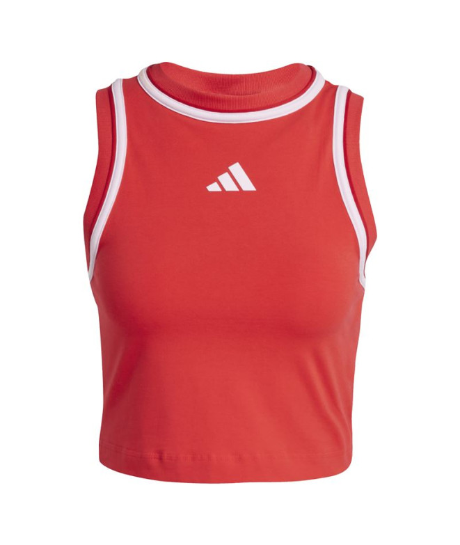 Camiseta adidas Cb Cro Tk Mulher Rubpur