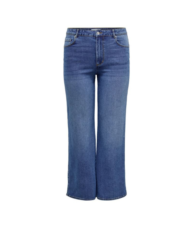 Pantalón Only Carsnow Hw Wide Dnm Jeans Pim Mbd Noos  Mujer Medium Azul Denim